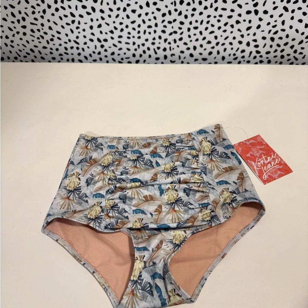 Women’s Kortni Jeane gone bananas ruched high-wasted bottoms xs nwt